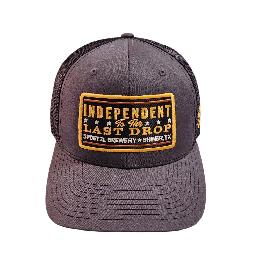 Spoetzl Brewery Shiner TX Independent Last Drop Trucker Hat Mens‎ Mesh Snapback